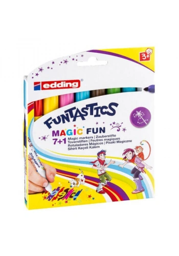 Edding E-13 Funtastics Sihirli Keçeli Kalem 8 Renk