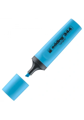 Edding Fosforlu Kalem Mavi 344