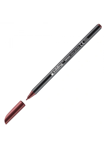 Edding Grafik Kalemi Koyu Kirli Kırmızı 1200