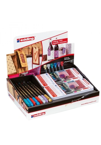 Edding Keçeli Kalem & 6 LI Met. Set ED1200