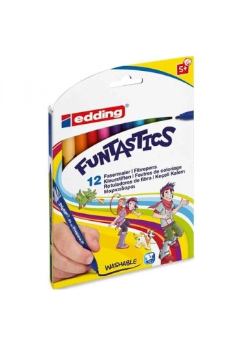 Edding Keçeli Kalem İnce Funtastıcs 12 Li Set 4-15-12