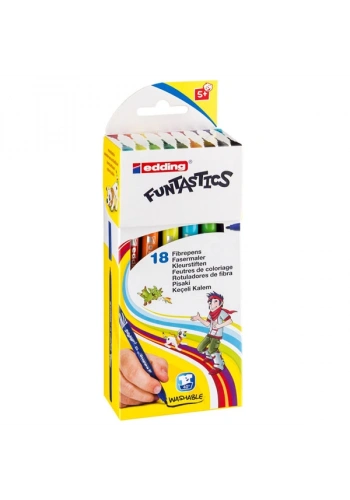 Edding Keçeli Kalem İnce funtastics 15 18 Lİ 4-15-18