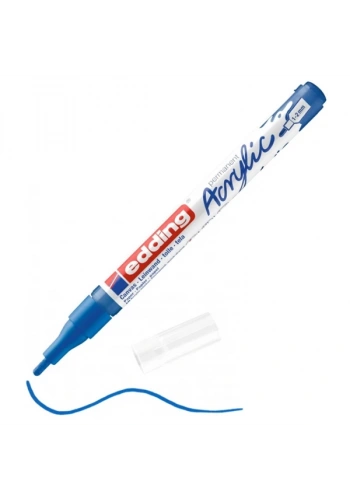 Edding Markör Akrilik İnce Uçlu 1-2 MM Anzer Mavi 903 5300