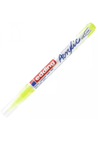 Edding Markör Akrilik İnce Uçlu 1-2 MM Fosforlu Sarı 065 5300