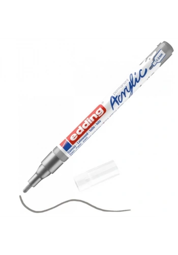 Edding Markör Akrilik İnce Uçlu 1-2 MM Gümüş 923 5300