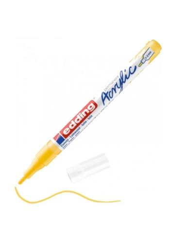Edding Markör Akrilik İnce Uçlu 1-2 MM Trafik Sarı 905 5300