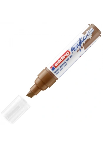 Edding Markör Akrilik Kalın Uçlu 5-10 MM Fındık Kahvesi 919 5000