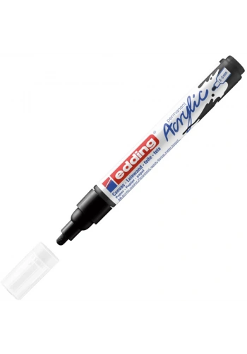 Edding Markör Akrilik Orta Uçlu 2-3 MM Siyah 901 5100