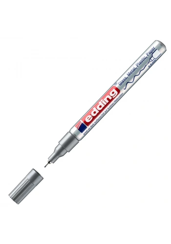 Edding Markör Dekor Boya 0.8 MM Yuvarlak Uçlu Gümüş 780