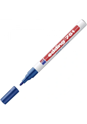 Edding Markör Dekor Boya Yuvarlak Uçlu 1-2 MM Mavi 751