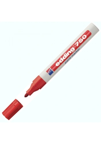 Edding Markör Dekor Boya Yuvarlak Uçlu 2-4 MM Kırmızı 750