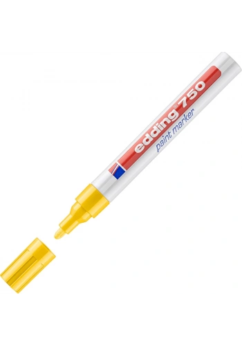 Edding Markör Dekor Boya Yuvarlak Uçlu 2-4 MM Sarı 750