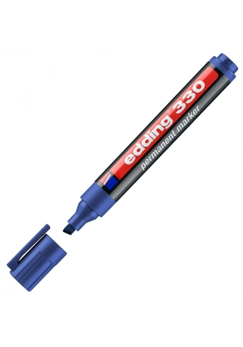Edding Markör Permanent Kesik Uçlu 1-5 MM Mavi 330