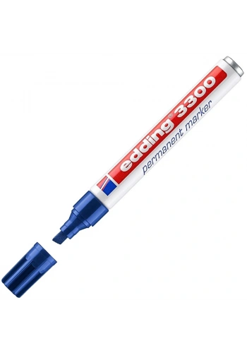 Edding Markör Permanent Kesik Uçlu 1-5 MM Mavi 3300