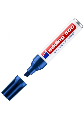 Edding Markör Permanent Kesik Uçlu 2-7 MM Mavi 500