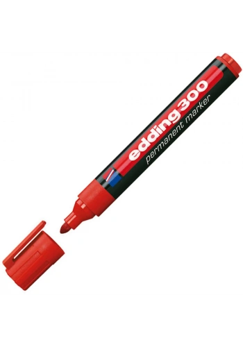 Edding Markör Permanent Yuvarlak Uçlu 1.5-3 MM Kırmızı 300