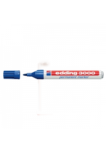 Edding Markör Permanent Yuvarlak Uçlu 1.5-3 MM Mavi 3000