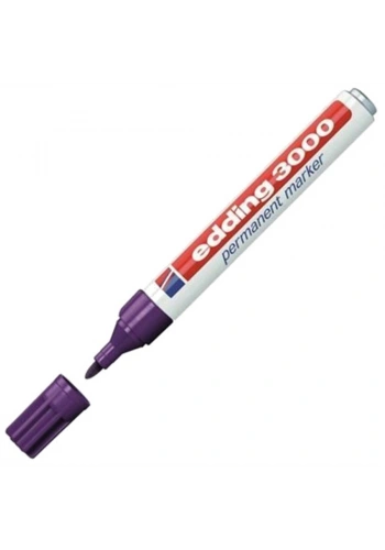 Edding Markör Permanent Yuvarlak Uçlu 1.5-3 MM Mor 3000