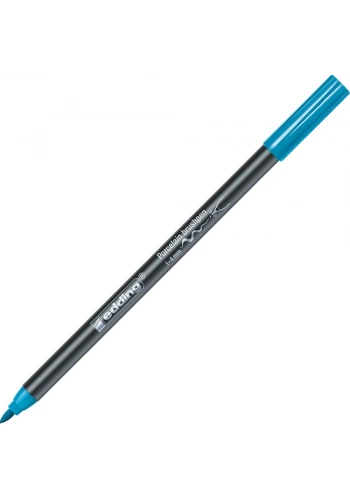 Edding Porselen Kalemi Fırça Uçlu 1-4 MM Açık Mavi 4200