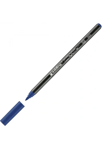 Edding Porselen Kalemi Fırça Uçlu 1-4 MM Çelik Mavisi 4200