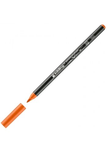 Edding Porselen Kalemi Fırça Uçlu 1-4 MM Turuncu 4200