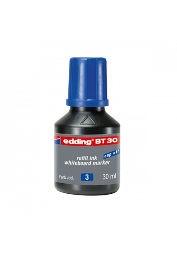 Edding Tahta Kalem Mürekkebi Damlalıklı 30 ML Mavi BT30