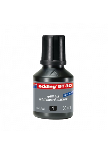Edding Tahta Kalem Mürekkebi Damlalıklı 30 ML Siyah BT30