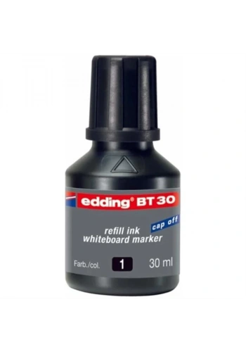 Edding Tahta Kalem Mürekkebi Damlalıklı Ekonomik 30 ML Siyah 2 Li BT30