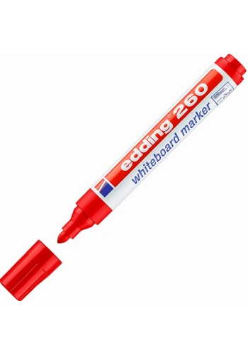 Edding Tahta Kalemi Yuvarlak Uçlu 1.5-3MM Kırmızı 260
