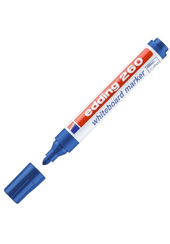 Edding Tahta Kalemi Yuvarlak Uçlu 1.5-3MM Mavi 260