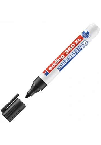 Edding Tahta Kalemi Yuvarlak Uçlu Siyah 360 XL