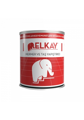 Elkay Şeffaf Mermer Ve Doğal Taş Yapıştırıcı Eb30 Bal Jel 800 Gr
