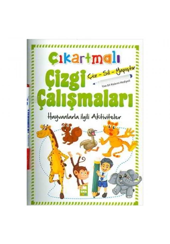 Ema Çıkartmalı Çizgi Çalışm.-Hayvanlar/Emaçocuk