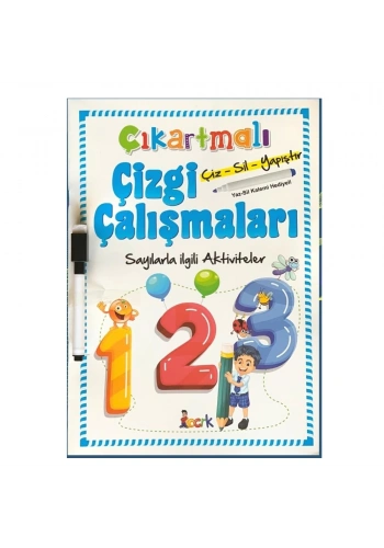 Ema Çıkartmalı Çizgi Çalışm.-Sayılar/Emaçocuk