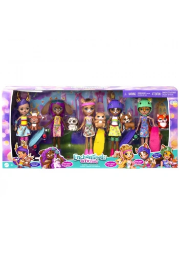 Enchantimals Şehir Bebekleri Beşli Paket