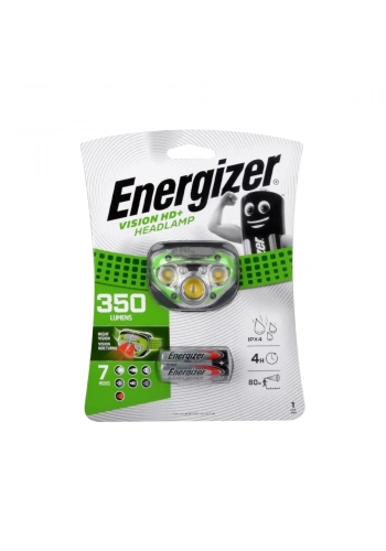 Energizer Vision HD Plus Ledli Kafa Feneri 3xAAA Tray