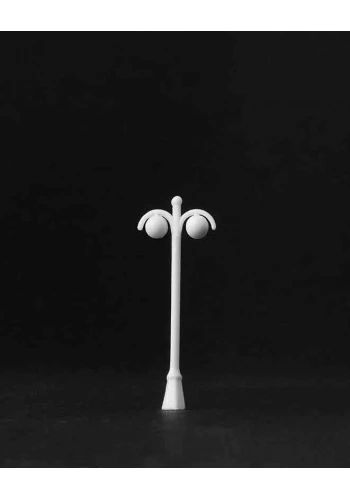 Eshel Maket Çift Işıklı Yaya Cadde Lambası 1/200 2li