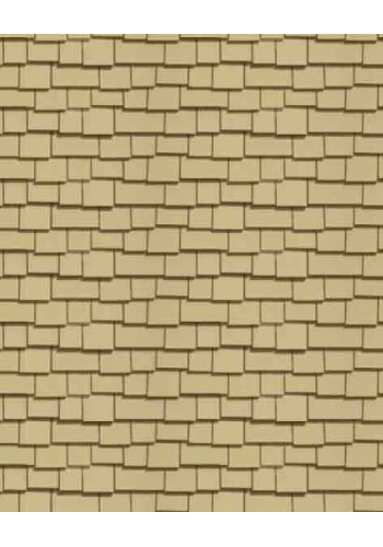 Eshel Maket Düzensiz Ahşap Karton Çatı 1/50 3lü