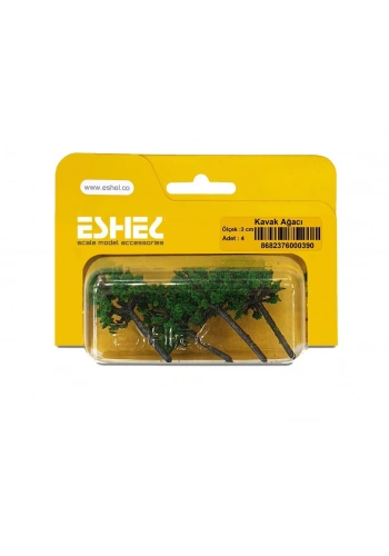 Eshel Maket Kavak Ağacı 3cm 4lü