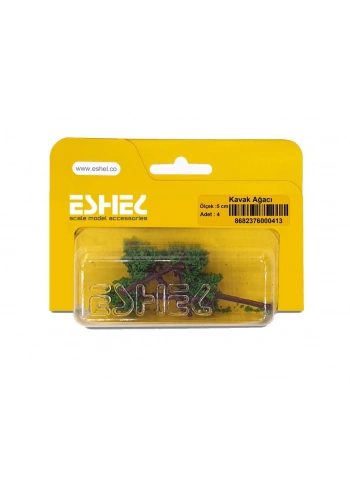 Eshel Maket Kavak Ağacı 5cm 4lü