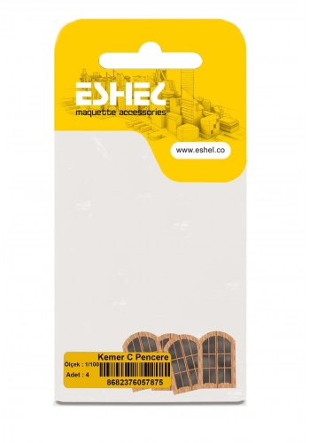 Eshel Maket Kemer C Pencere 1/100 4lü