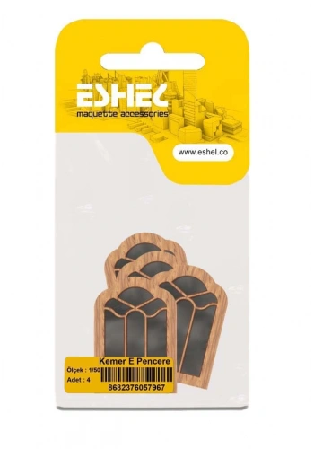 Eshel Maket Kemer E Pencere 1/50 4lü