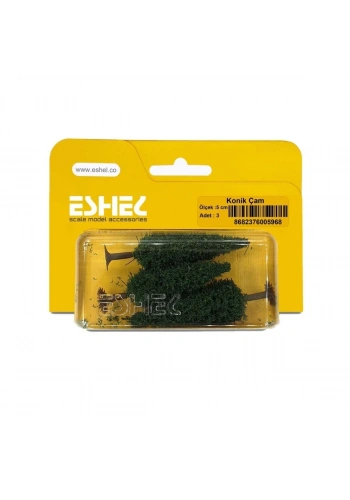 Eshel Maket Konik Çamı 5cm 3lü