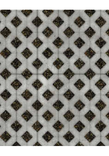 Eshel Maket Köşeli Taş Karton Kaldırım 1/100 3lü