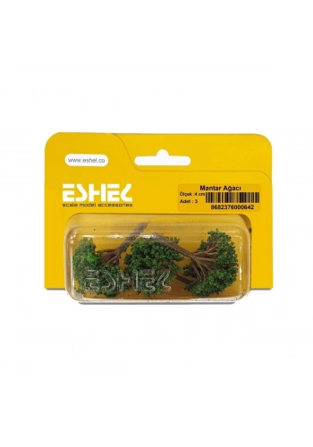 Eshel Maket Mantar Ağacı 4cm 3lü