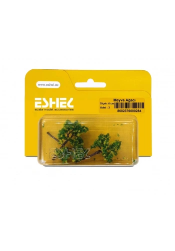 Eshel Maket Meyva Ağacı 6cm 3lü