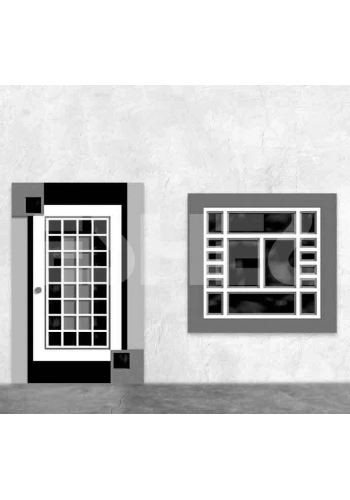 Eshel Maket Modern Set D Kapı 1/200 2li