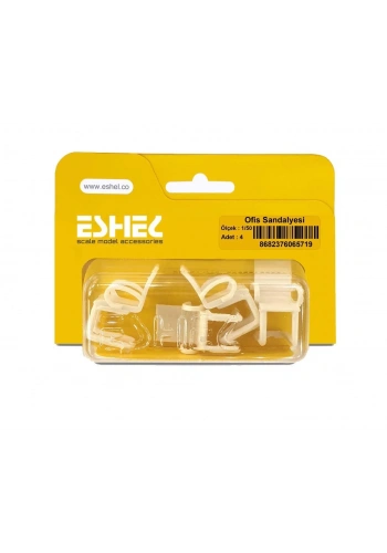 Eshel Maket Ofis Sandalyesi 1/50 4lü