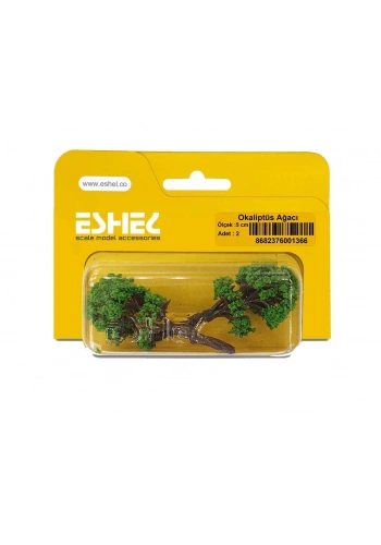 Eshel Maket Okaliptus Ağacı 5cm 2li
