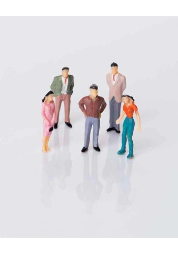 Eshel Maket Renkli İnsan Figürü 1/25 2li